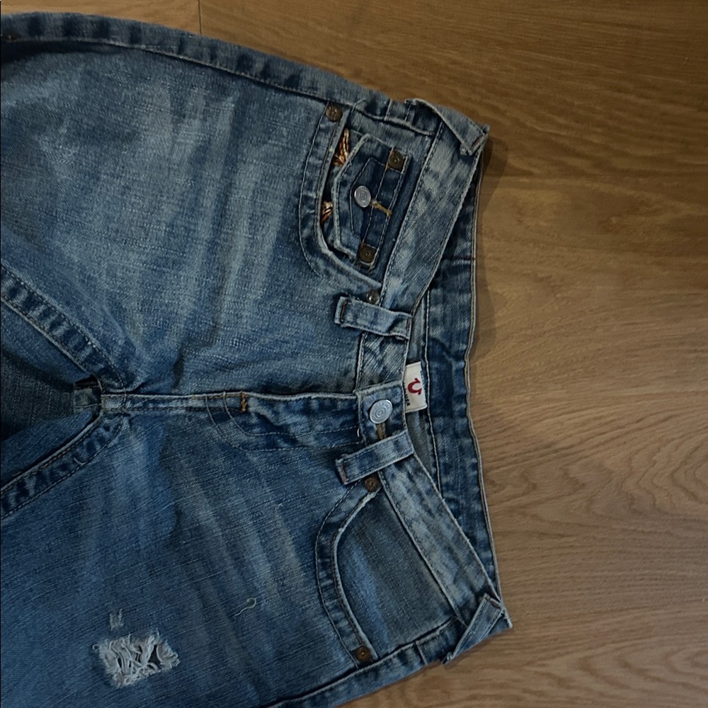 True Religion Blue woodstock bell bottoms Jeans - Picture 3 of 7